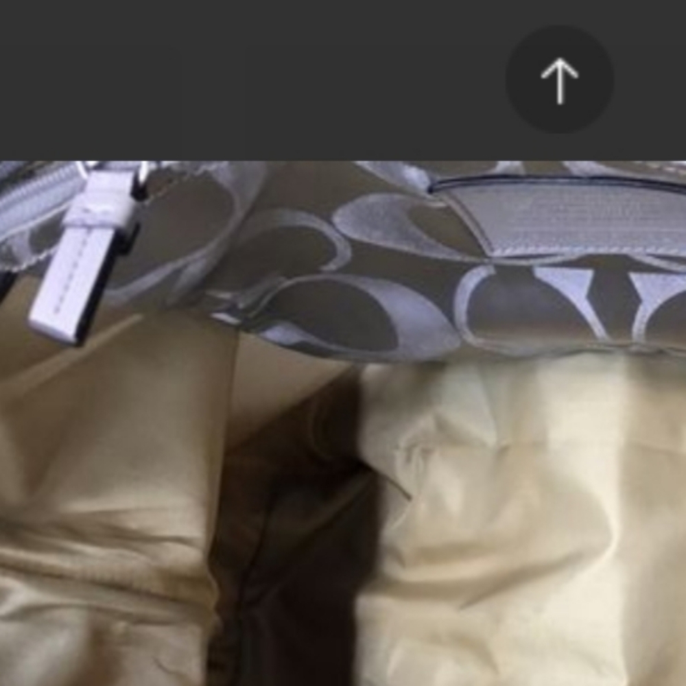 NWOT COACH taupe weekender bag & cosmetic bag - Picture 5 of 8